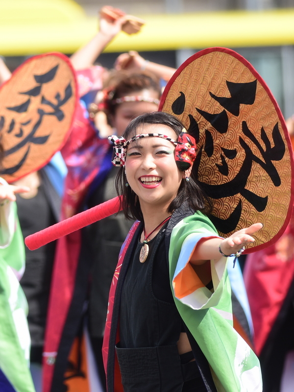 ところざわYOSAKOI元気フェスタ　2018　（３）朝霞鳴子一族め組_b0104774_22140044.jpg