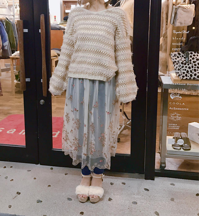 Lily Brown リリーブラウン ざっくりボーダーニット Dimanche News Blog インスタ Live は 水曜日 土曜日 夜7時スタート