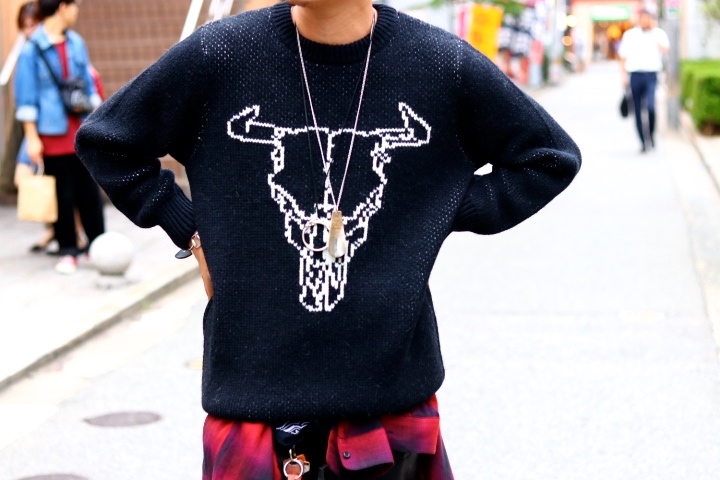 The Letters : 5G Crew Neck Buffalo Knit_f0224266_15404219.jpg
