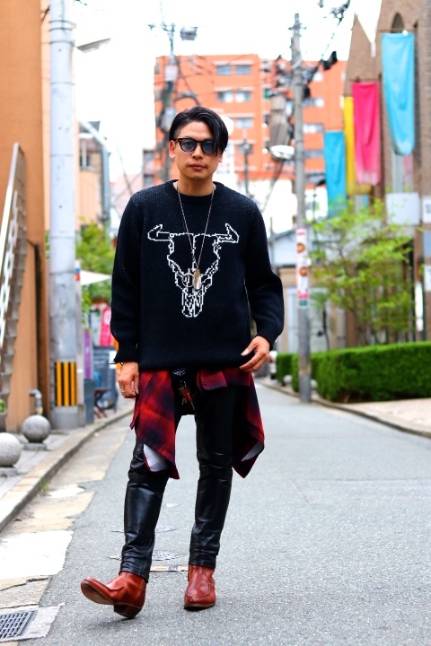 The Letters : 5G Crew Neck Buffalo Knit_f0224266_15452688.jpg