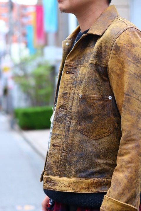The Letters : Western Work Jacket. - Sheep Leather - : BIRTH DAY The Letters : Western Work Jacket. - Sheep Leather - : BIRTH DAY