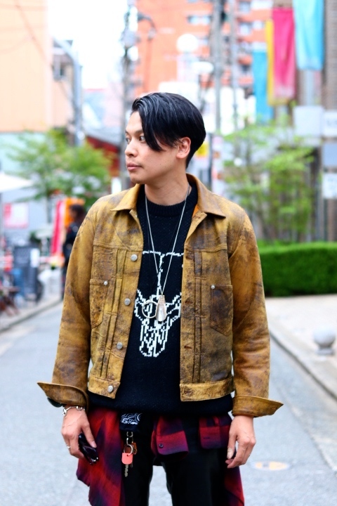 The Letters : Western Work Jacket. - Sheep Leather - : BIRTH DAY The Letters : Western Work Jacket. - Sheep Leather - : BIRTH DAY
