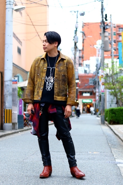 The Letters : Western Work Jacket. - Sheep Leather - : BIRTH DAY The Letters : Western Work Jacket. - Sheep Leather - : BIRTH DAY