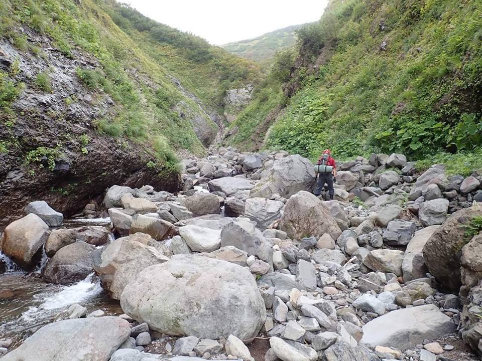 ポンショカンベツ川で冒険的沢登り_d0198793_14423716.jpg