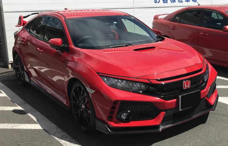 Civic Type R 1年待って納車、3日でレッカー。_e0064400_16042903.jpg