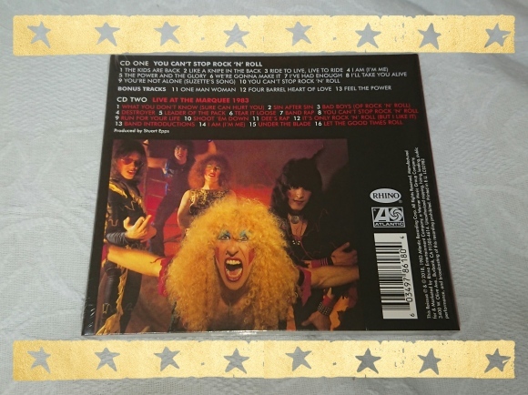 TWISTED SISTER / YOU CAN\'T STOP ROCK\'N\'ROLL & LIVE AT THE MARQUEE 1983_b0042308_00071254.jpg