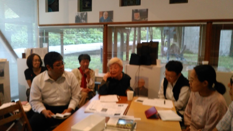対談「金子兜太を語る」と「檻の会」9月例会の報告 Fete d\'anniversaire de feu-Tota-sensei et Kukai de septembre au memorial_e0375210_23404740.jpg