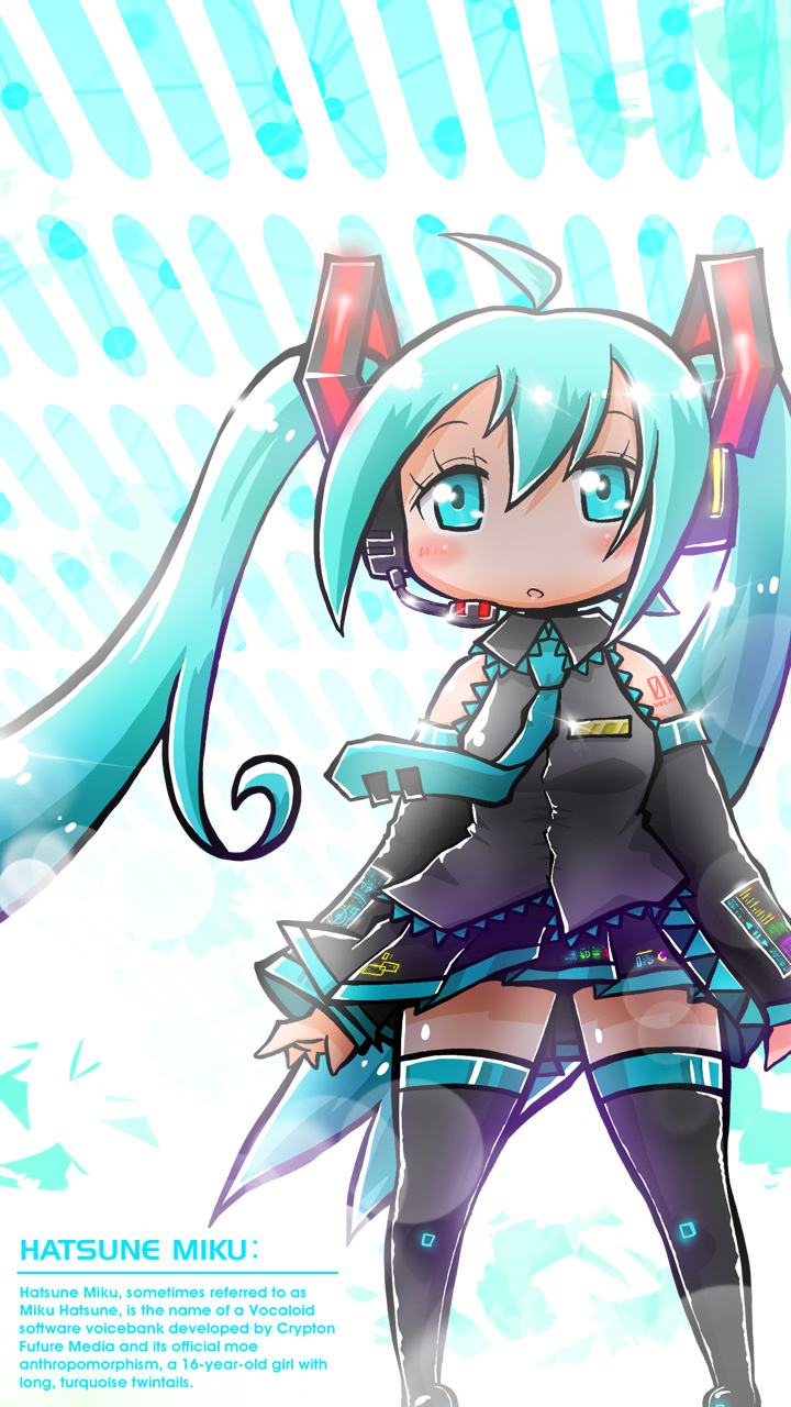 壁紙シリーズ「初音ミク」720×1280_d0087129_09102566.jpg