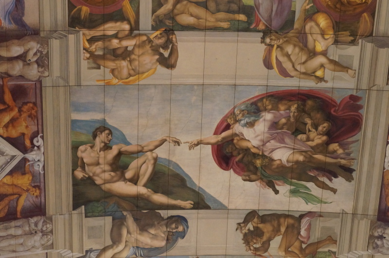 システィーナ礼拝堂 天井画 フレーム付き　徳島県　大塚国際美術館　ミケランジェロ 世界の名画が大迫力の原寸大で楽しめる 大塚国際美術館に行ってきまし