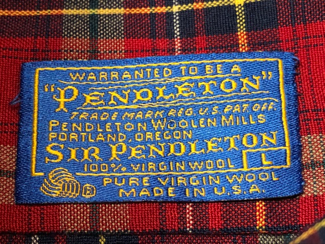 \"Pendleton\"即戦力なシャツ!!(大阪アメ村店)_c0078587_0204078.jpg