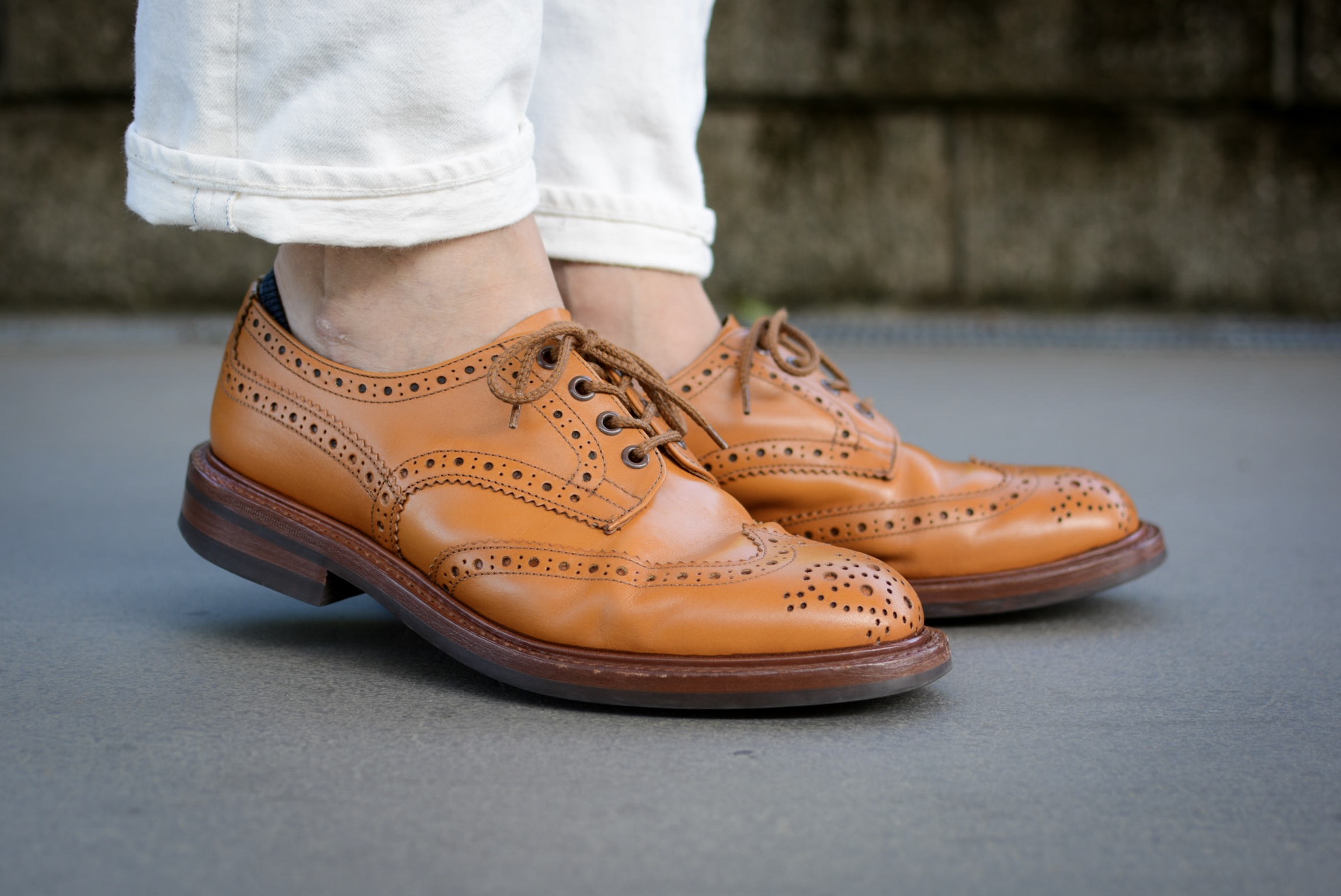 箱など付属品はありませんトリッカーズ バートン Trickers BURTON UK8 エスプレッソ