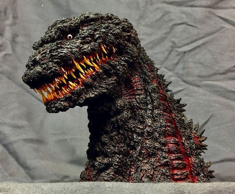 Yahoo!オークション - 浅井造型 シン・ゴジラ胸像 1/100サイズ
