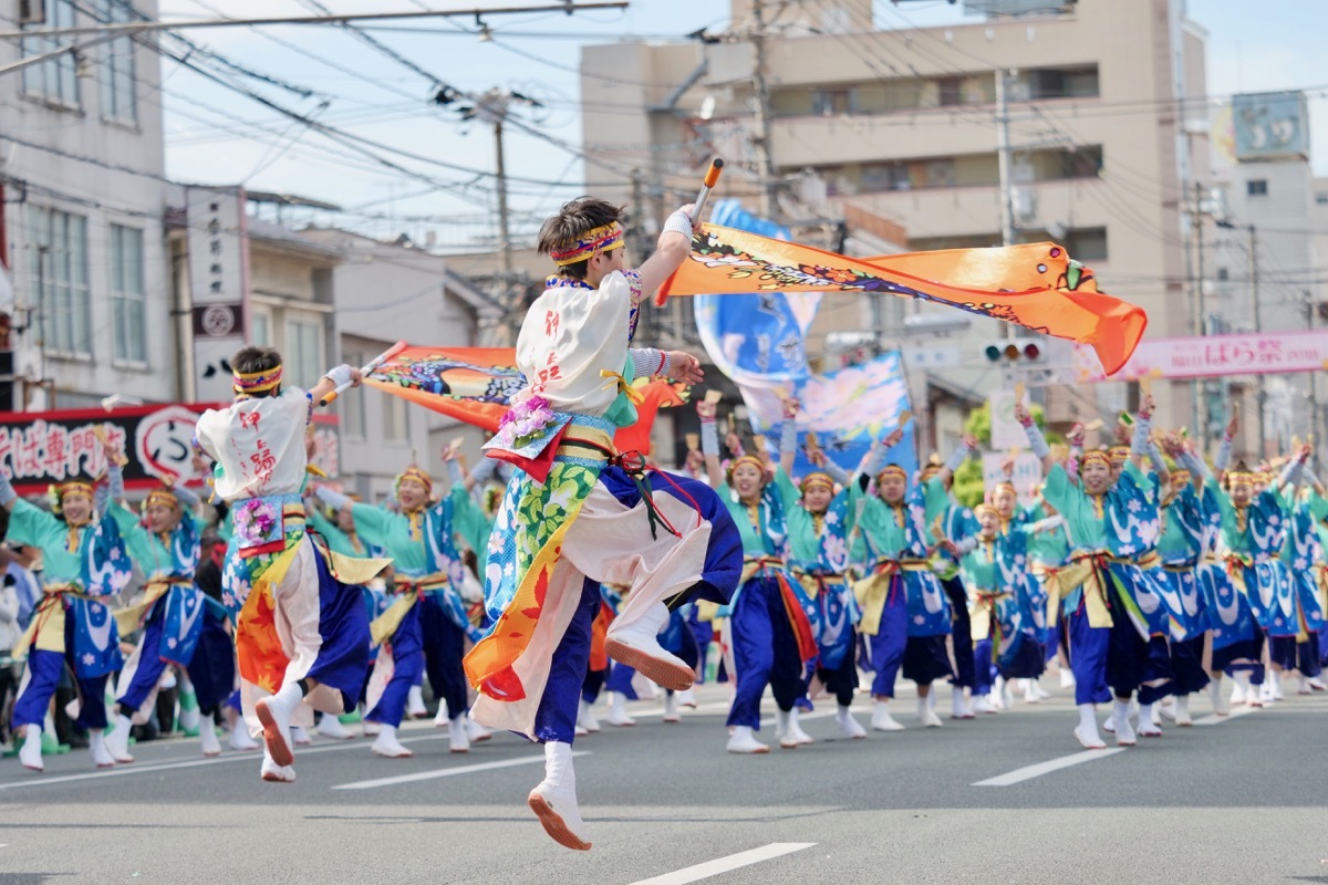 ２０１８福山ばら祭ローズパレードその５（神石踊娘隊きらきら星）_a0009554_00173026.jpg