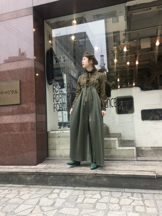 チノプリーツプリーツオーバーオール : SAPPORO STAFF BLOG