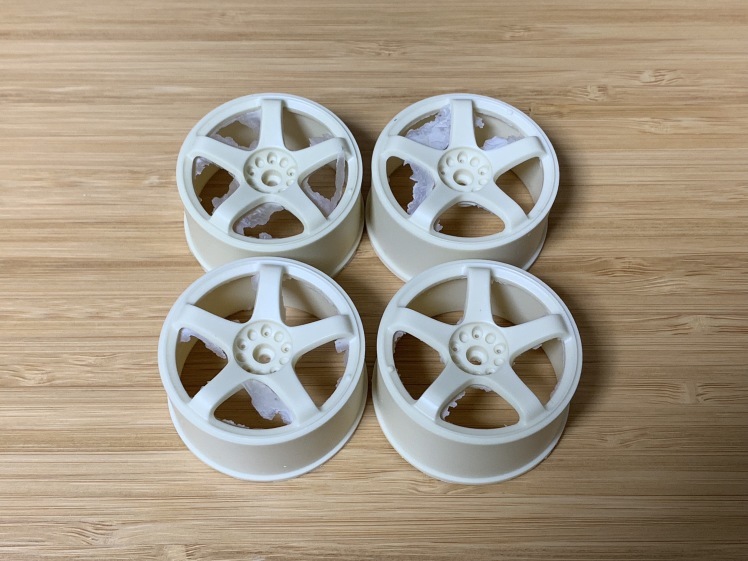 F社対応 1/12スカイラインGT-R(BNR32)用NISMO LM GT4ホイールタイヤ