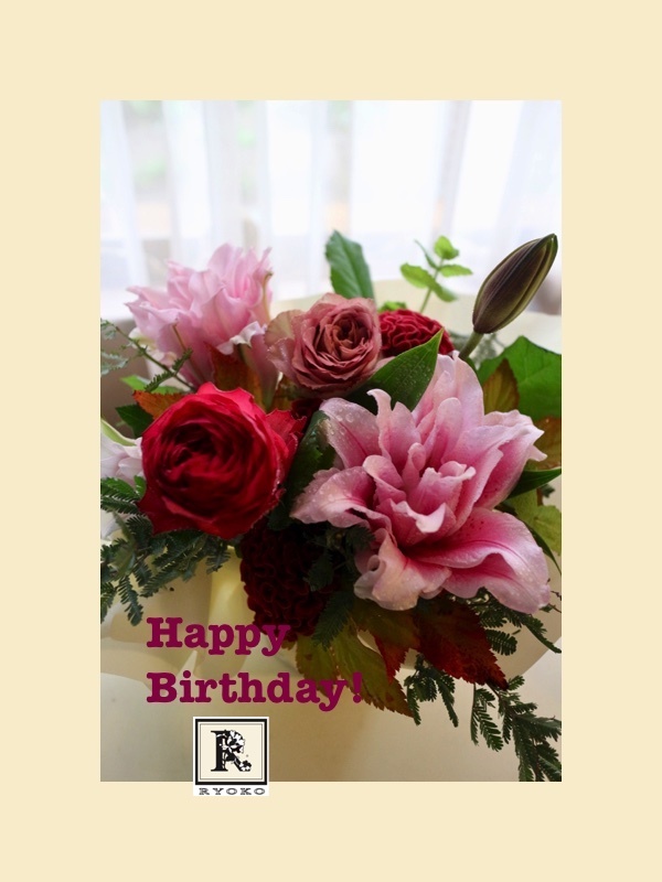 今年もお誕生日プレゼントのお花を担当させていただきました🎁_c0128489_16595782.jpg