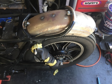 XS650sp ボバー製作中 その4 外装 : in your life(イン ユア