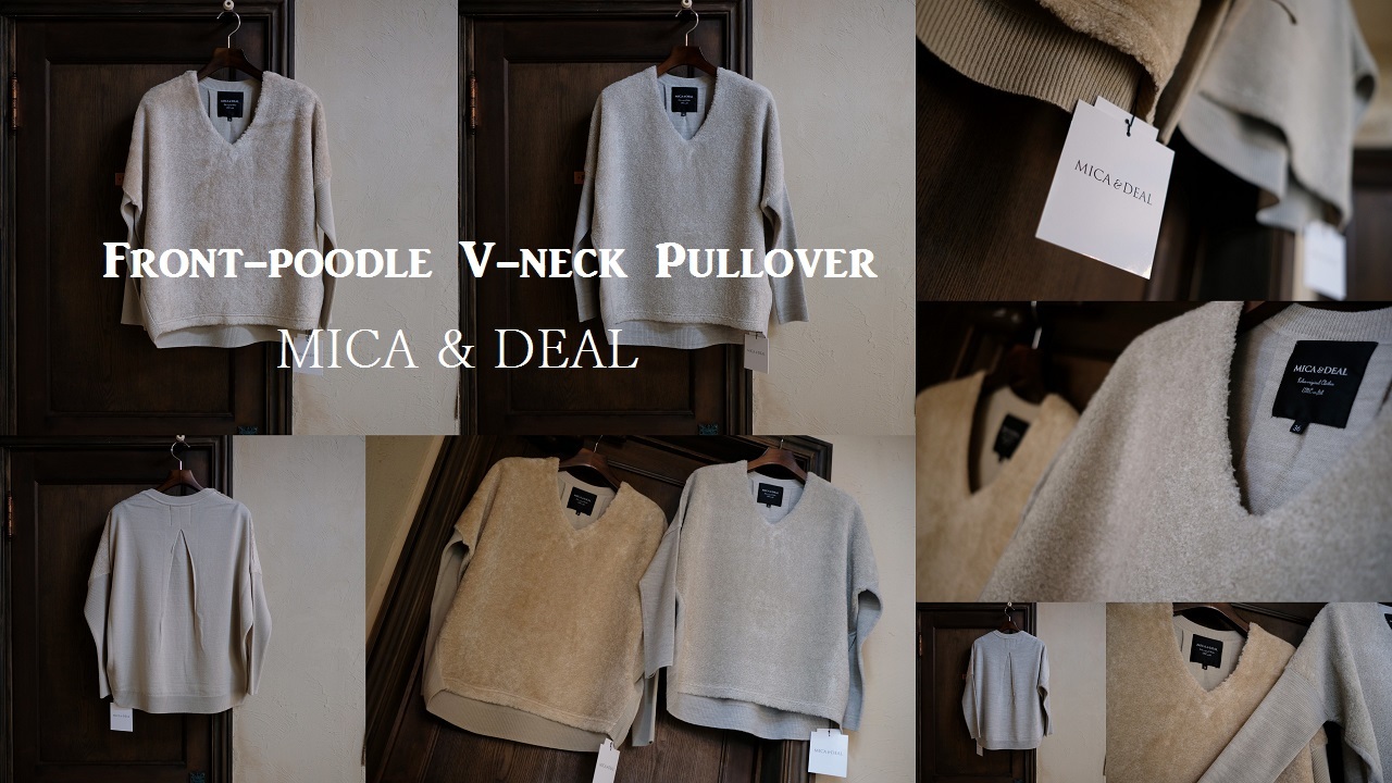 ”2018 FALL & WINTER～Front-poodle V-neck Pullover...9/30sun\"_d0153941_16305916.jpg