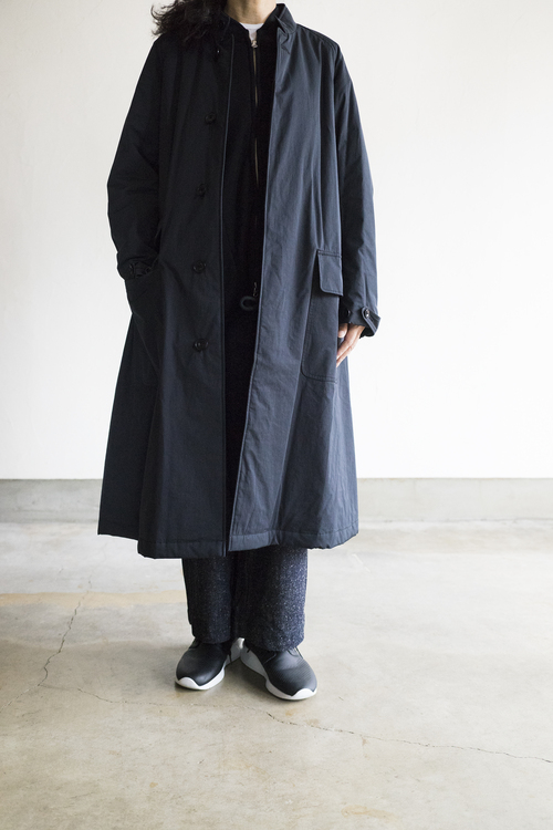 ゴーシュ　コットンシルクデニムロングコート(新品) ゴーシュ コットンシルクデニムロングコート(新品) ゴーシュ