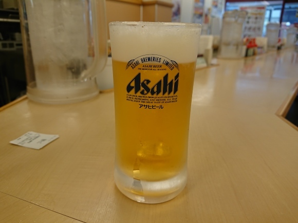 10/1夜勤明け 豚生姜焼きラージ定食ライス大盛り無料 + 冷奴 & 生ビール @松屋_b0042308_16334867.jpg