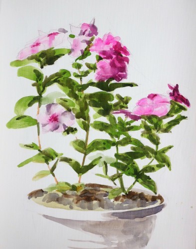 水彩画・原画「桜の花」 | iichi 日々の暮らしを心地よくする