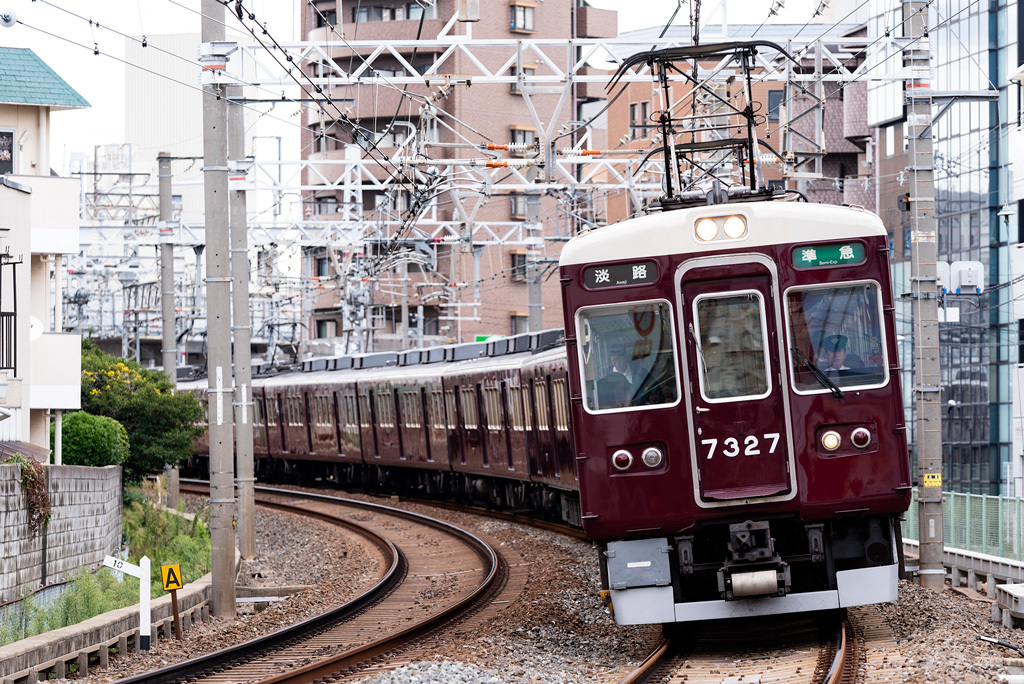 へ へ W へ 台風24号と阪急電車 鉄道ばっかのブログ