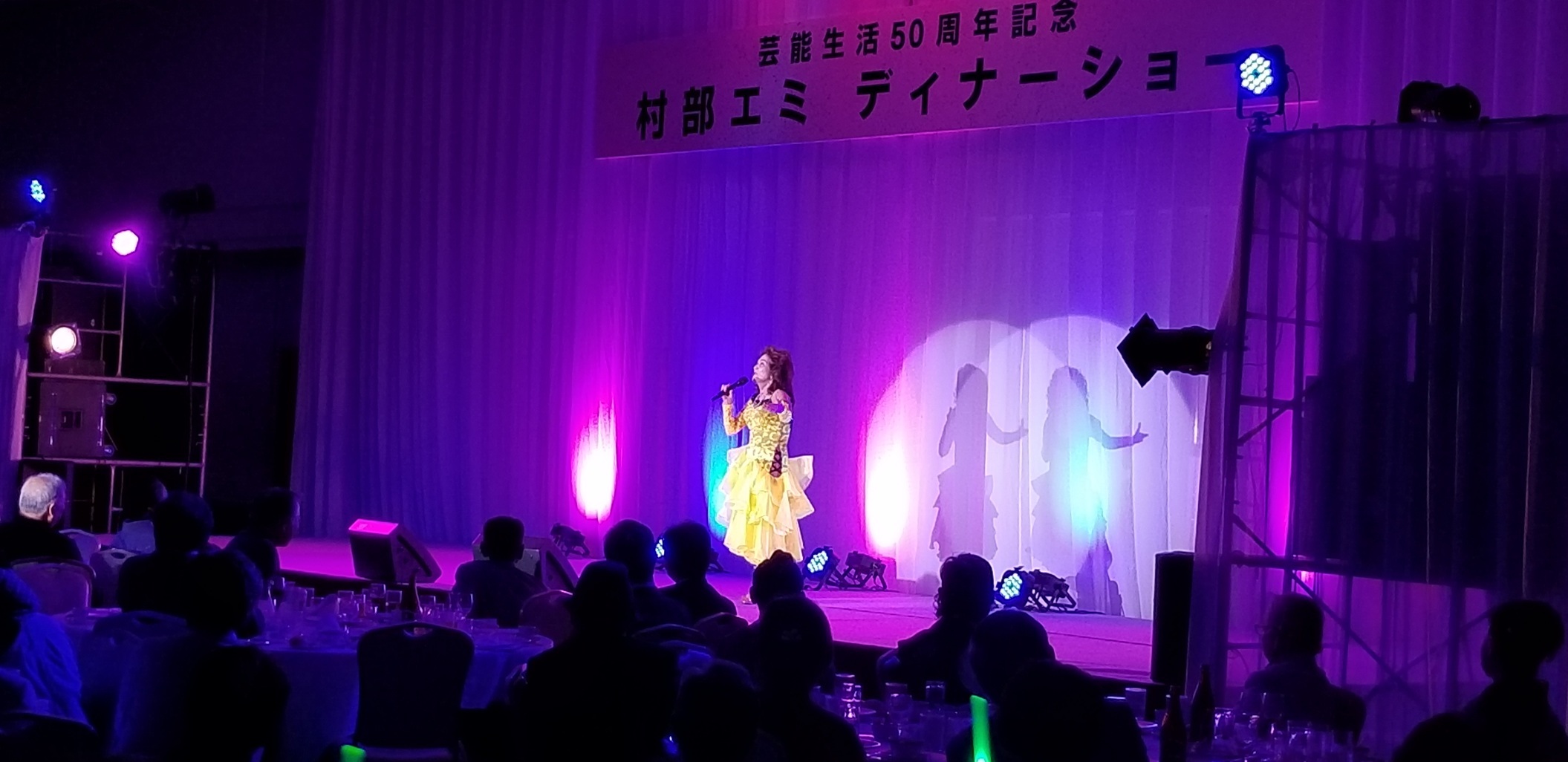 村部エミさん50周年記念ディナーショー_e0119092_12372977.jpg