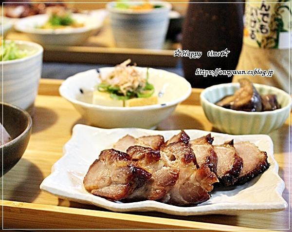 からあげ弁当と今夜は焼豚♪_f0348032_17532486.jpg