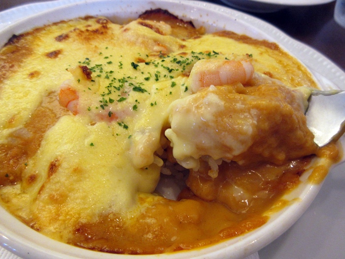 【ロイヤルホスト】海老と帆立のシーフードドリア【スペシャルランチ】_b0009849_1036199.jpg