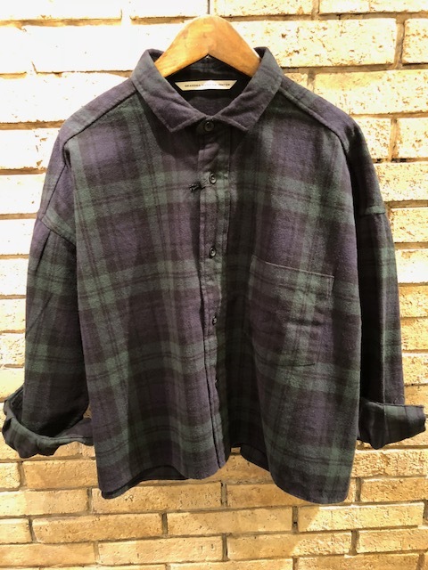 GRANDMA　MAMA　DAUGHTER　 Tartancheck Flannel　Shortshirt　＆　Sweat　Cardigan_a0222424_20281515.jpg