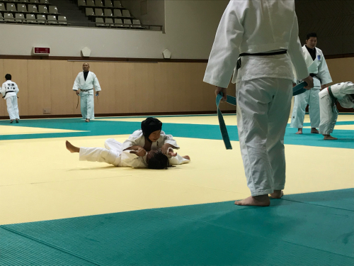 千代柔道育成会との練習_b0172494_12072867.jpg