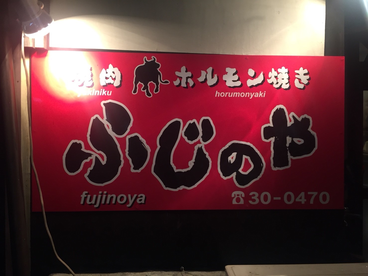 焼肉ホルモン焼き ふじのや_e0115904_11421122.jpg