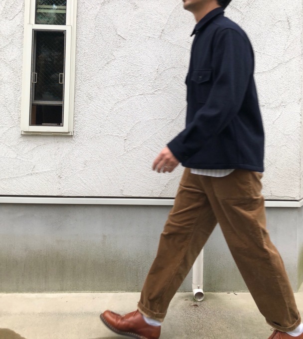 STILL BY HAND コーデュロイパンツ と ORDINARY FITS CPO ジャケット