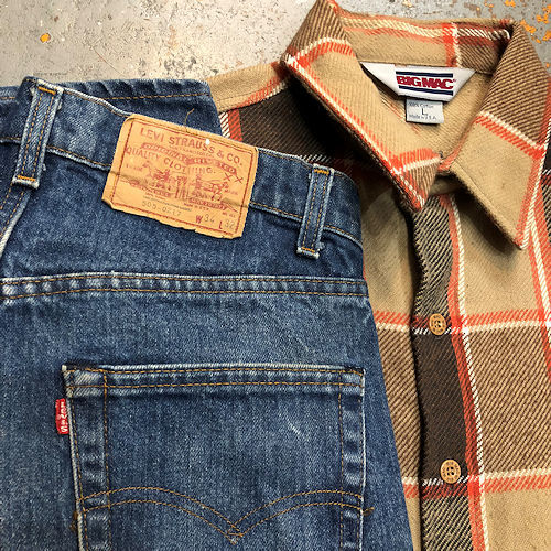 ◇　BIG MAC flannel & Levis 505 Denim & Alden loafer　◇_c0059778_12552513.jpg