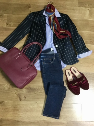 ストライプジャケット」をどう着る？② : madameHのバラ色の人生