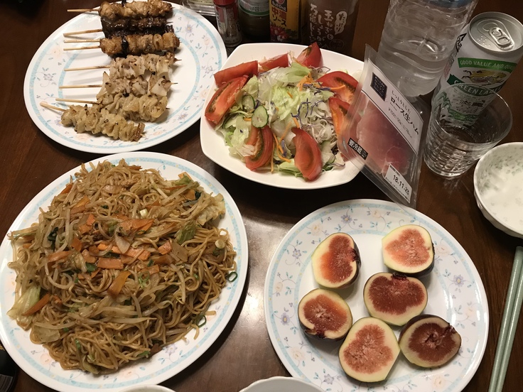 部活の後は 山で芝刈り〜!晩ごはんも作った。_c0212604_1925212.jpg