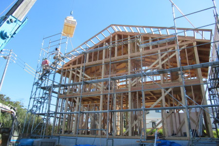 「飛香台の家」屋根下地工事_b0179213_20011374.jpg