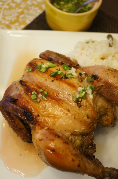 タイ風コーニッシュゲームヘン チリディッピングソース添え カリフォルニアよりひらめきレシピと日々のあれこれ