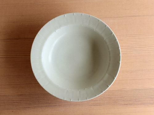 土井善男さんの大きな鉢、中ぐらいの鉢、と、お皿。_a0026127_13414639.jpg