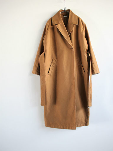 blurhms　Extra Cotton Heavy Moleskin Wrap Coat / Coyote (LADIES ONLY)_b0139281_14290687.jpg