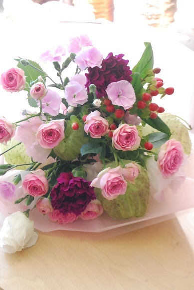 花束のご注文。_a0201358_18093201.jpg