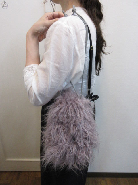 TODAYFUL   トゥディフル Fur × Cord Bag★_e0076692_16530955.jpg