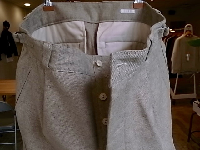 comoli 18aw WOOL LINEN 6POCKET PANT