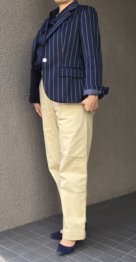 ストライプジャケット＆スカートにたくさんのご予約をいただき