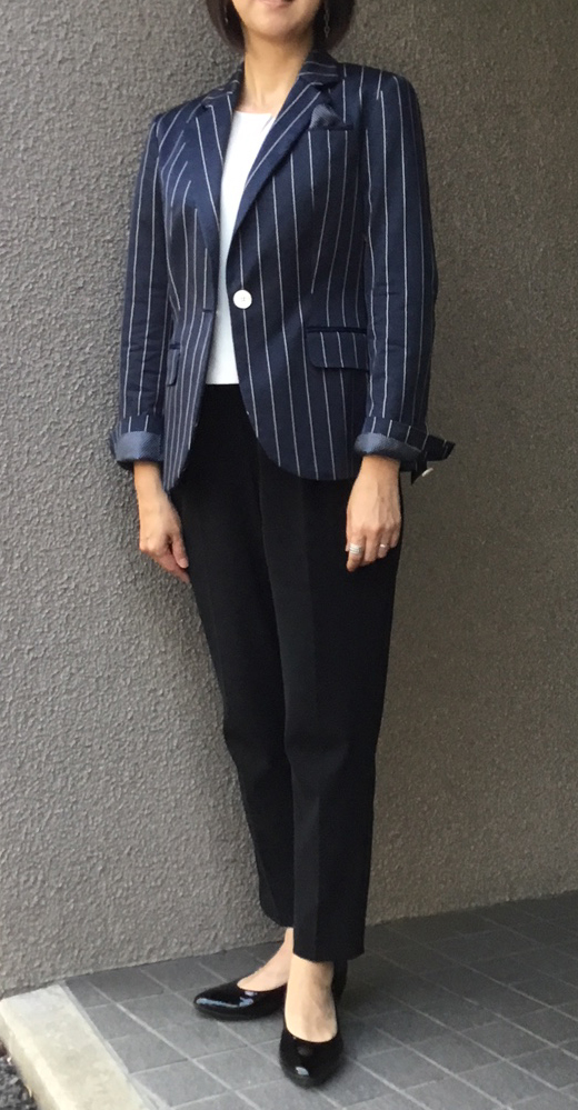 ストライプジャケット」をどう着る？② : madameHのバラ色の人生