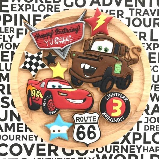 オーダーメイドクッキー カーズ La Vita Happy Cookies オーダーメイドクッキー カーズ La Vita Happy Cookies