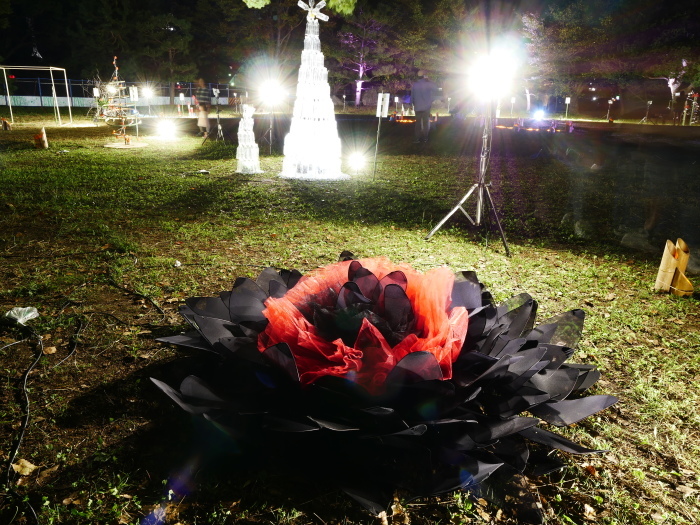 　　野外いけばな展　　２０１８-１０-１４　００：００_b0093754_18230235.jpg