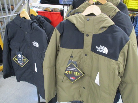 マウンテンダウンジャケット入荷しました