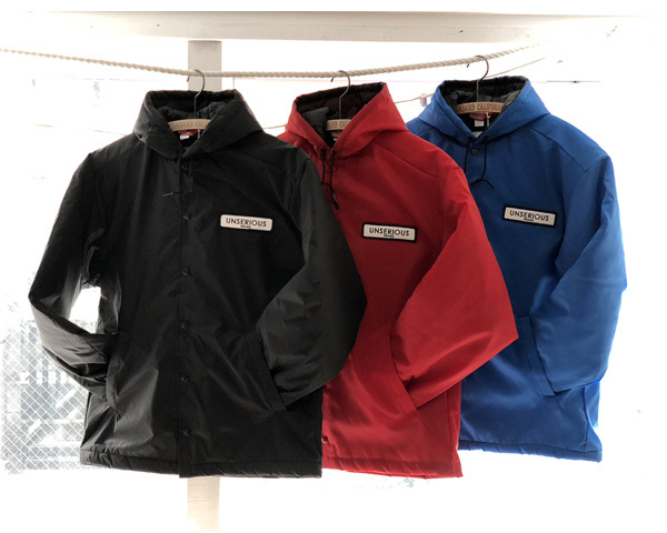 【DELIVERY】 STANDARD CALIFORNIA - UNSERIOUS Hood Coach Jacket_a0076701_13415667.jpg