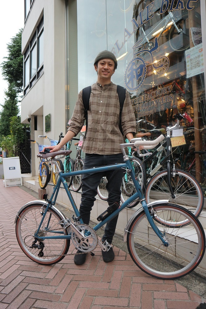 10月13日　渋谷　原宿　の自転車屋　FLAME bike前です_e0188759_19140543.jpg